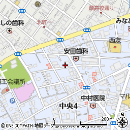 埼玉県蕨市中央4丁目17-3周辺の地図