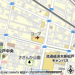 カットオンリークラブコープ新松戸店周辺の地図