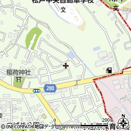 千葉県松戸市根木内530-4周辺の地図