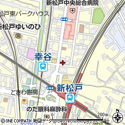 千葉県松戸市新松戸1丁目363周辺の地図