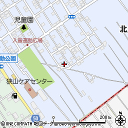 埼玉県狭山市北入曽1458-115周辺の地図