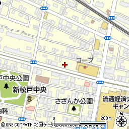 珈琲館蔵新松戸店周辺の地図