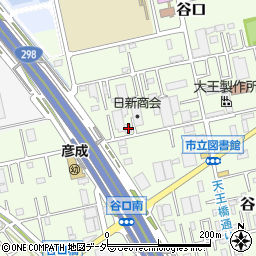 埼玉県三郷市谷口386周辺の地図