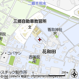 埼玉県三郷市花和田382周辺の地図