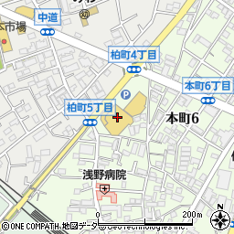ヤオコー志木本町店周辺の地図