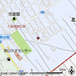 埼玉県狭山市北入曽1458-107周辺の地図