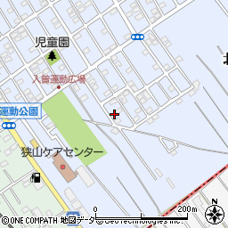 埼玉県狭山市北入曽1458-118周辺の地図