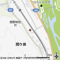 福井県南条郡南越前町関ケ鼻周辺の地図
