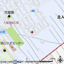 埼玉県狭山市北入曽1458-109周辺の地図