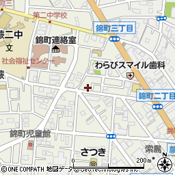 埼玉県蕨市錦町3丁目1-12周辺の地図