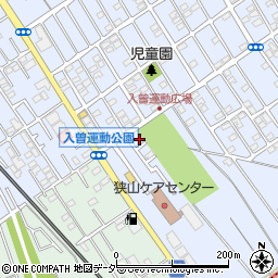 埼玉県狭山市北入曽1446-5周辺の地図