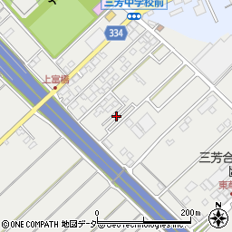 埼玉県入間郡三芳町上富426-13周辺の地図