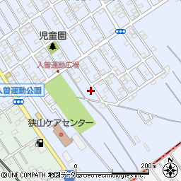 埼玉県狭山市北入曽1458-122周辺の地図