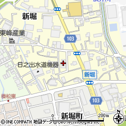埼玉県川口市新堀800周辺の地図