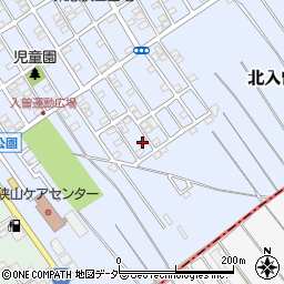 埼玉県狭山市北入曽1458-108周辺の地図