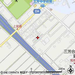 埼玉県入間郡三芳町上富426-14周辺の地図