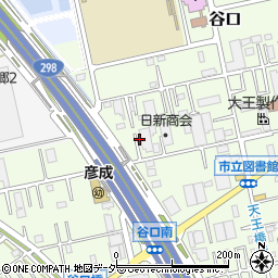 埼玉県三郷市谷口384周辺の地図