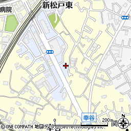 千葉県松戸市新松戸東8-2周辺の地図