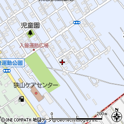 埼玉県狭山市北入曽1458-119周辺の地図