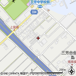 埼玉県入間郡三芳町上富426-25周辺の地図