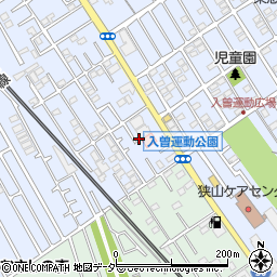 埼玉県狭山市水野443周辺の地図