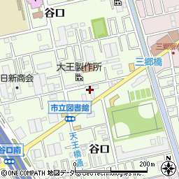 埼玉県三郷市谷口548周辺の地図
