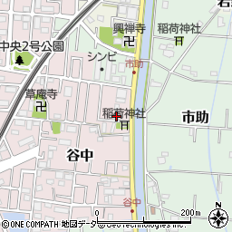 埼玉県三郷市谷中93周辺の地図