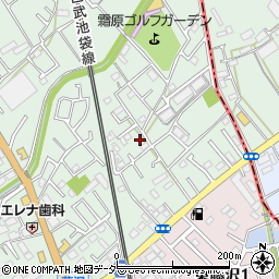 埼玉県入間市下藤沢593周辺の地図