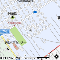 埼玉県狭山市北入曽1458-105周辺の地図