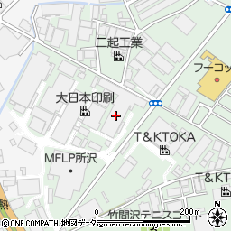 大日本印刷株式会社　建材事業部東京工場周辺の地図