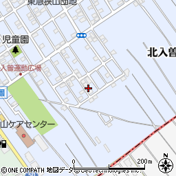 埼玉県狭山市北入曽1458-50周辺の地図