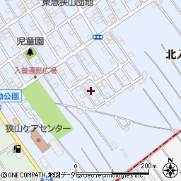 埼玉県狭山市北入曽1458-101周辺の地図