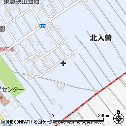 埼玉県狭山市北入曽1458-33周辺の地図