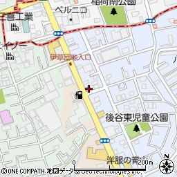 八潮柳之宮郵便局周辺の地図