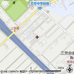埼玉県入間郡三芳町上富426-17周辺の地図