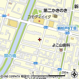 新松戸サンライトパストラル弐番街周辺の地図
