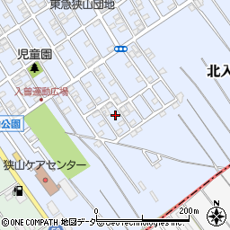 埼玉県狭山市北入曽1458-100周辺の地図