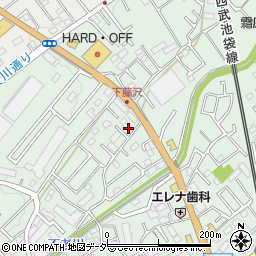 埼玉県入間市下藤沢1121周辺の地図