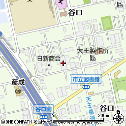 埼玉県三郷市谷口390周辺の地図