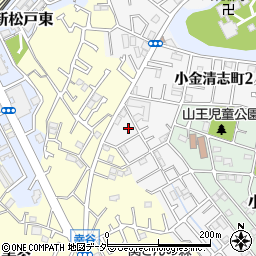 千葉県松戸市小金清志町周辺の地図