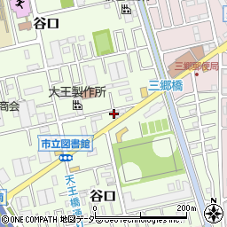 埼玉県三郷市谷口627周辺の地図