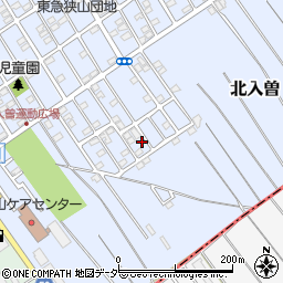 埼玉県狭山市北入曽1458-49周辺の地図