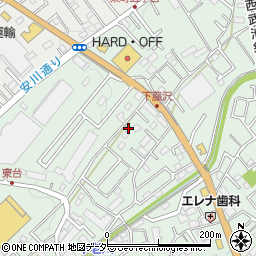 埼玉県入間市下藤沢1124周辺の地図