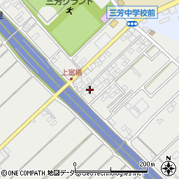 上富橋周辺の地図