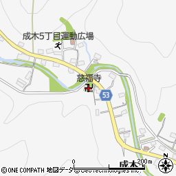 慈福寺周辺の地図