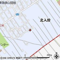 埼玉県狭山市北入曽1458-31周辺の地図