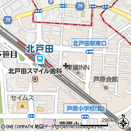 北戸田COCO歯科周辺の地図