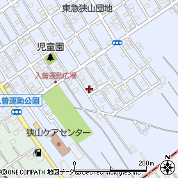 埼玉県狭山市北入曽1458-95周辺の地図
