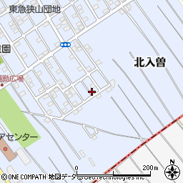 埼玉県狭山市北入曽1458-137周辺の地図