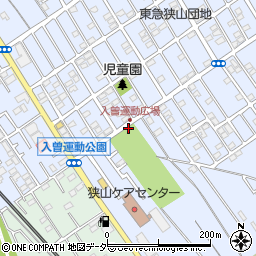 埼玉県狭山市北入曽1447周辺の地図